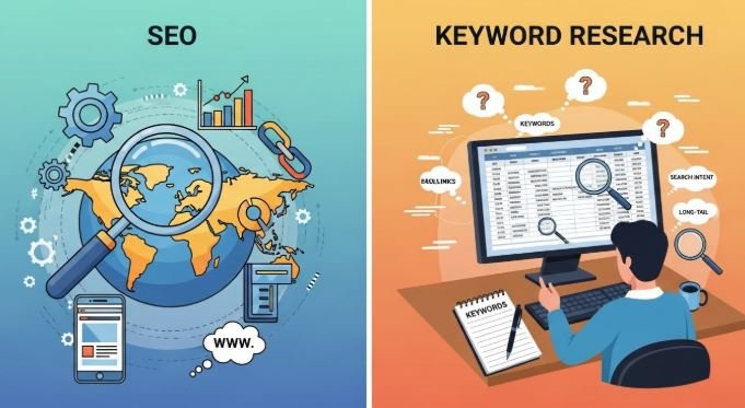 What is the Difference Between SEO and Keyword Research
